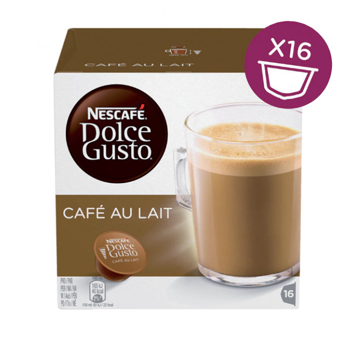 Koffie Dolce Gusto Cafe au Lait 16 cups
