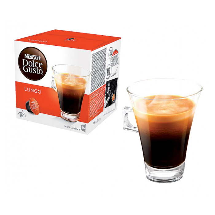 Koffiecups Dolce Gusto Lungo 16 stuks