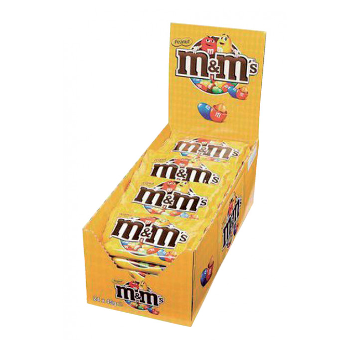 Snoep M&M's pinda 24x45 gram