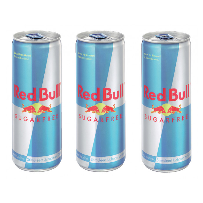 Energy drank Red Bull suikervrij blikje 0.25l