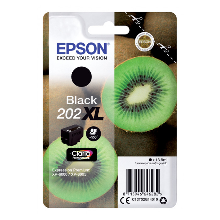 Inktcartridge Epson 202XL T02G14 zwart