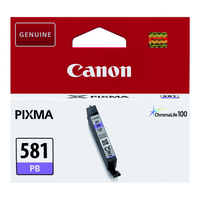 Inktcartridge Canon CLI-581 foto blauw