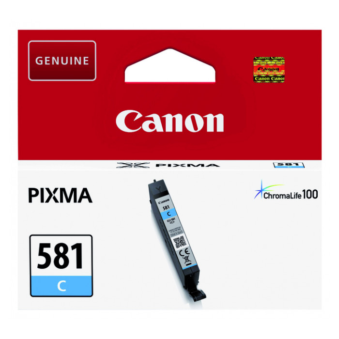 Inktcartridge Canon CLI-581 blauw