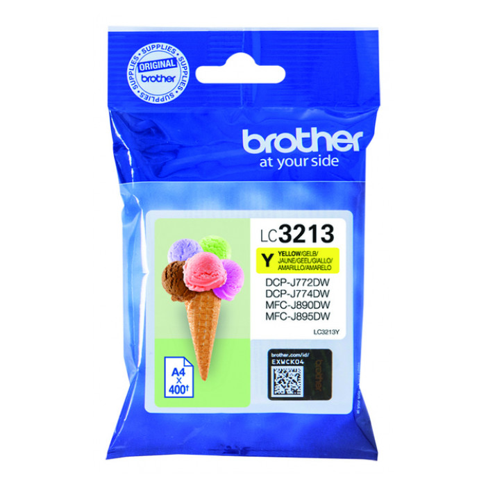 Inktcartridge Brother LC-3213Y geel