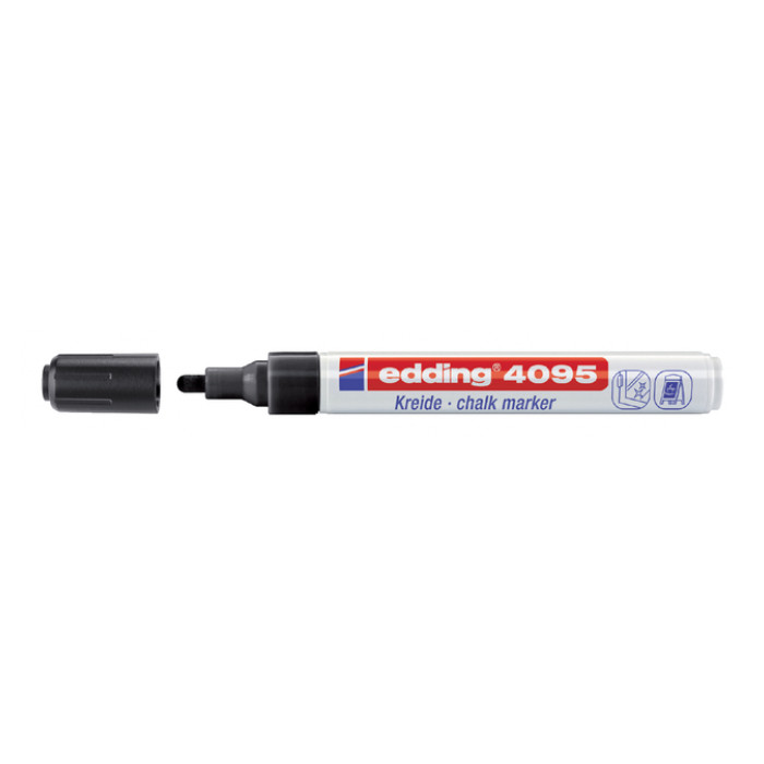 Krijtstift edding 4095 rond 2-3mm zwart