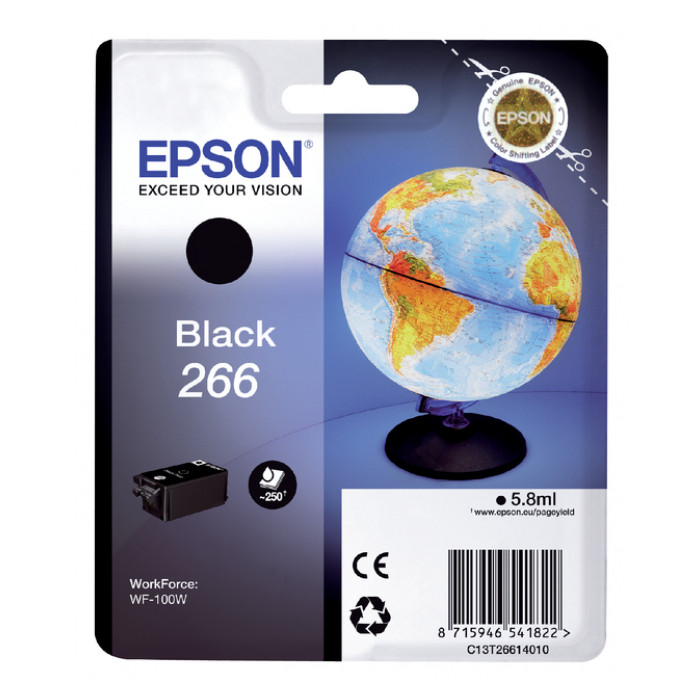 Inktcartridge Epson 266 T2661 zwart