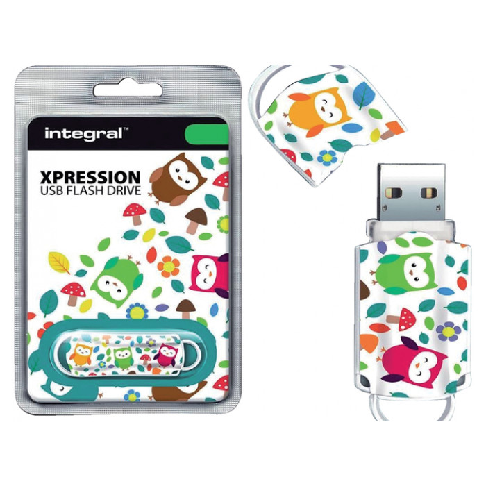 USB-Stick 2.0 Integral FD Xpression 16GB Uiltjes
