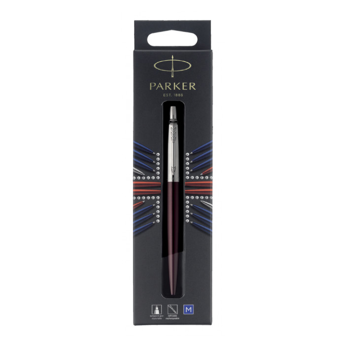 Balpen Parker Jotter Victoria violet CT medium blister à 1 stuk