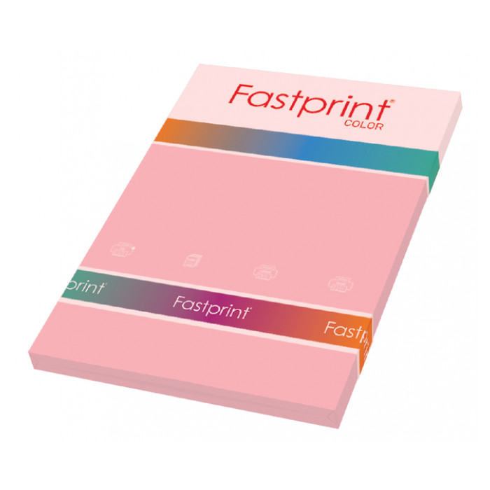 Kopieerpapier Fastprint A4 120gr lichtroze 100vel