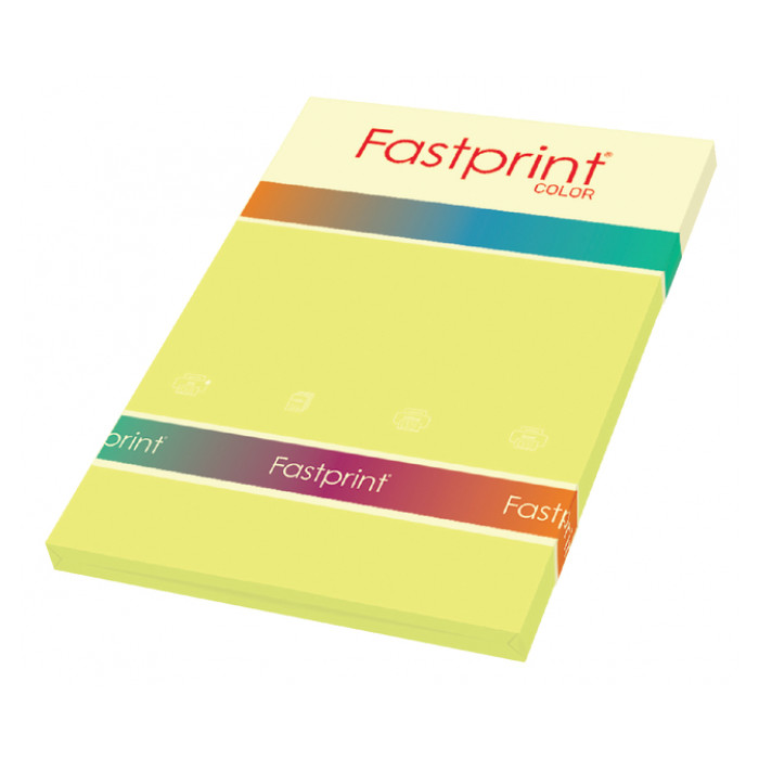 Kopieerpapier Fastprint A4 120gr geel 100vel