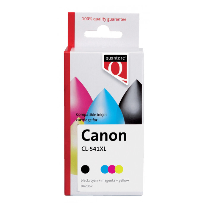 Inktcartridge Quantore alternatief tbv Canon CL-541XL kleur HC