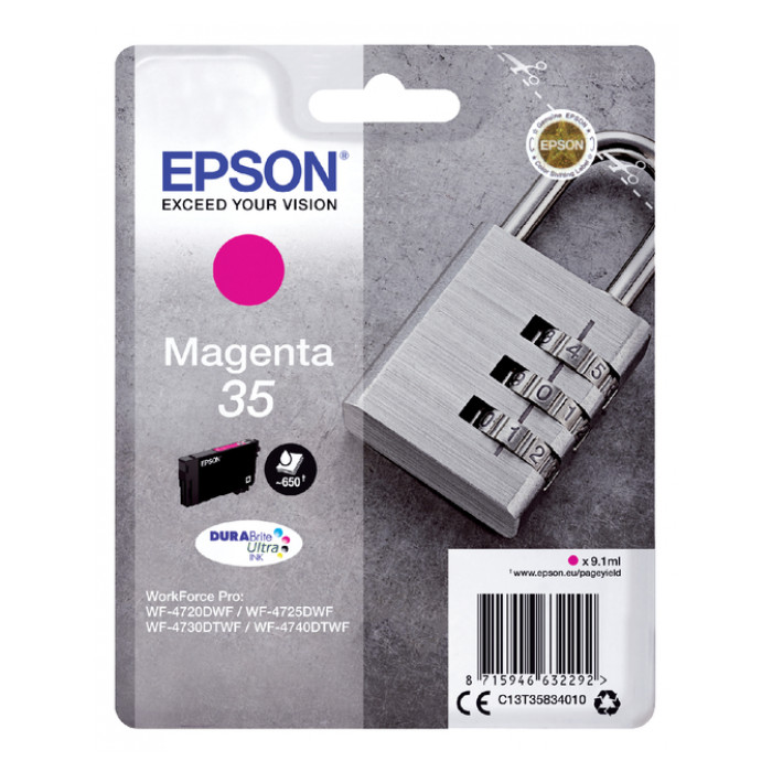 Inktcartridge Epson 35 T3583 rood