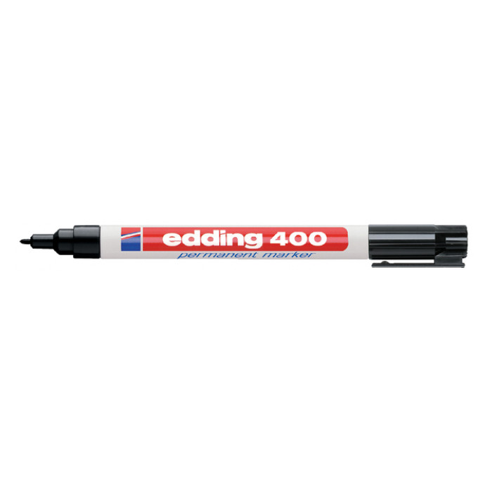 Viltstift edding 400 rond 1mm zwart