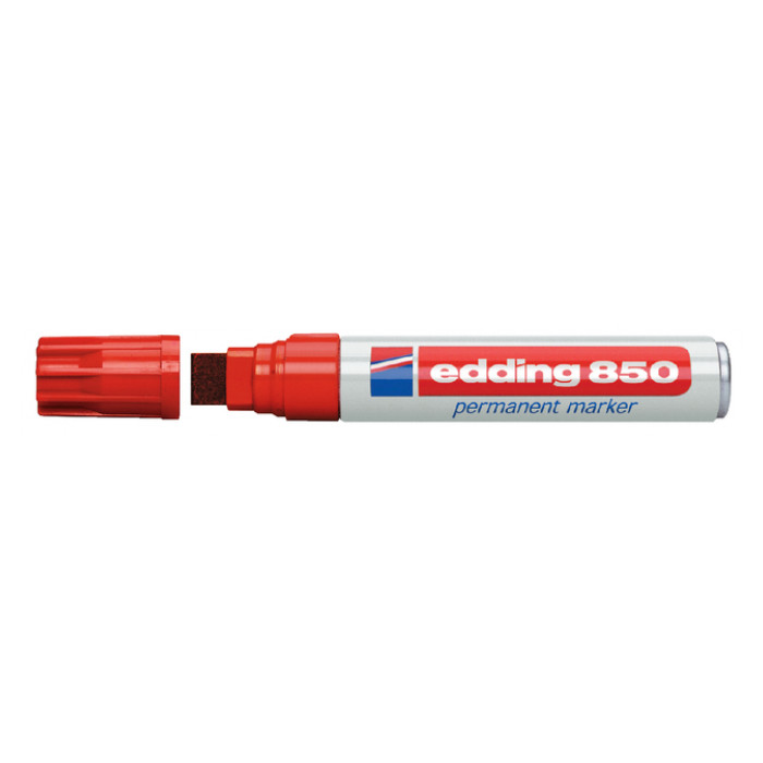 Viltstift edding 850 blok 5-16mm rood