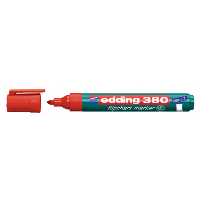 Viltstift edding 380 flipover rond rood 1.5-3mm