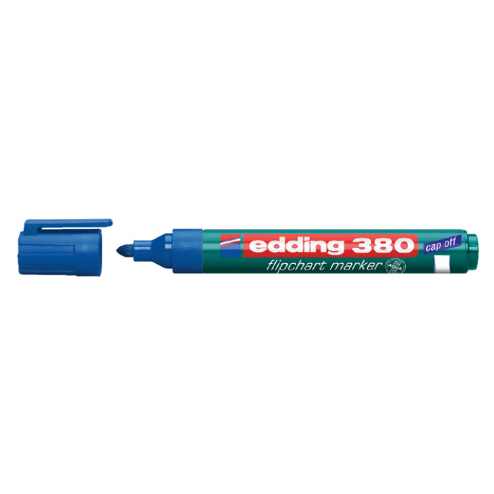 Viltstift edding 380 flipover rond 1.5-3mm blauw