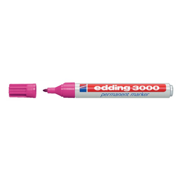 Viltstift edding 3000 rond 1.5-3mm roze