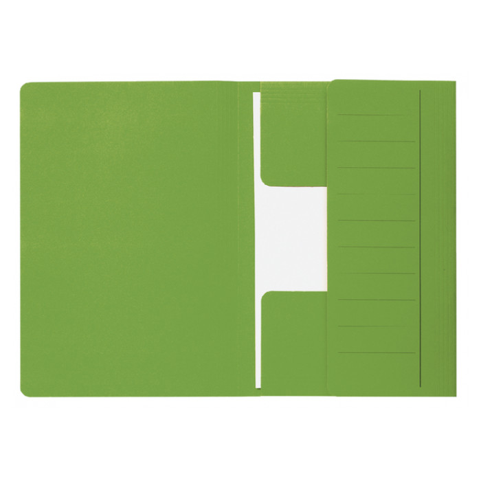 Dossiermap Secolor  Mammoet folio 3 kleppen 270gr groen