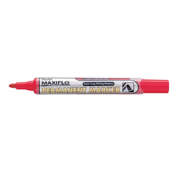 Viltstift Pentel NLF50 Maxiflo rond 1mm rood