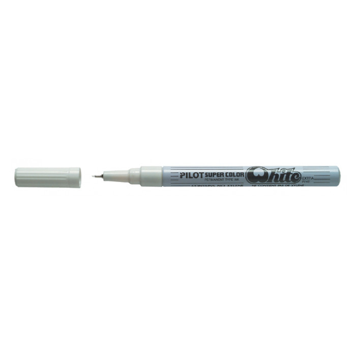 Fineliner PILOT Super Color extra fijn wit