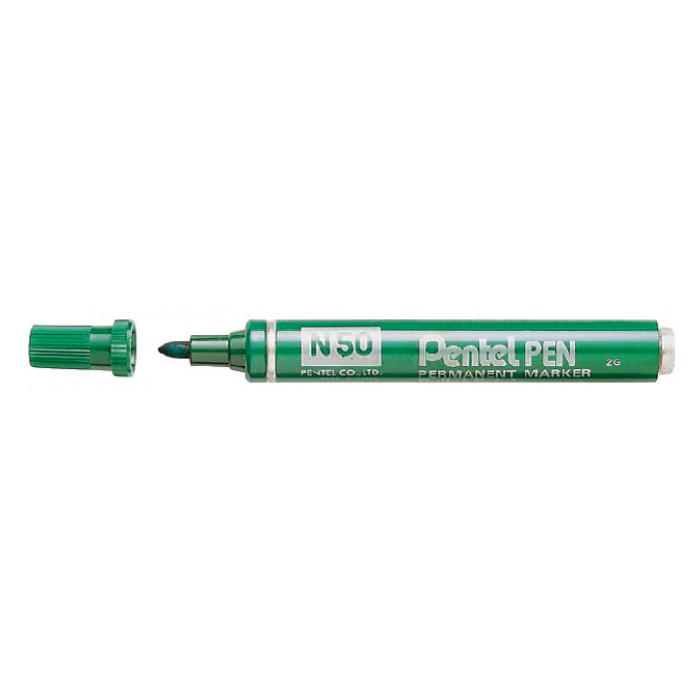 Viltstift Pentel N50 rond 1.5-3mm groen