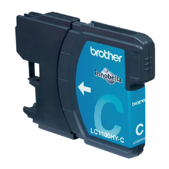 Inktcartridge Brother LC-1100HYC blauw HC