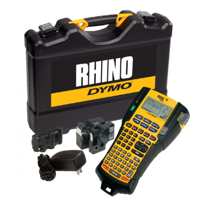Labelprinter Dymo Rhino 5200 industrieel abc 19mm geel in koffer