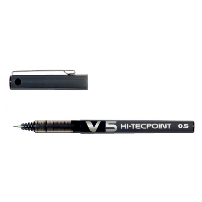 Rollerpen PILOT Hi-Tecpoint V5 fijn zwart