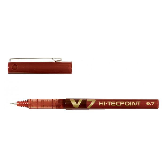 Rollerpen PILOT Hi-Tecpoint V7 medium rood