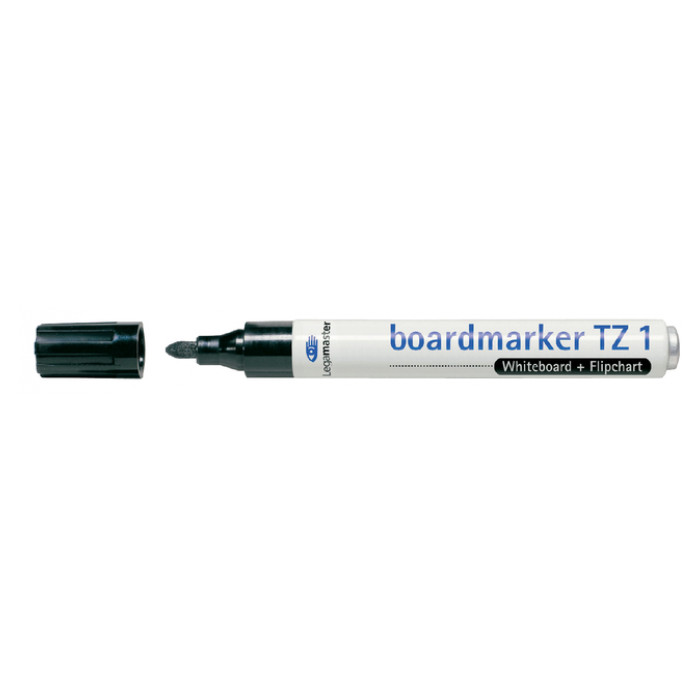 Viltstift Legamaster TZ 1 whiteboard rond 1.5-3mm zwart