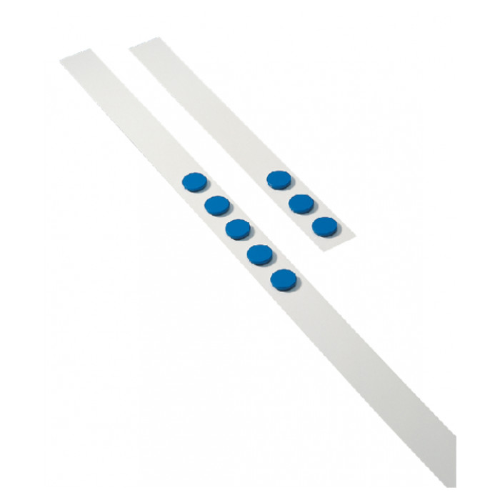Wandlijst Desq 100cm met 5 blauwe magneten 32mm